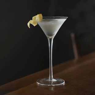 酒吧调酒杯鸡尾酒杯水p晶玻璃高脚杯150ml马天尼杯饮品杯香槟杯子