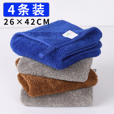 擦地抹布无水印木地板专用巾吸水拖把夹拖地毛巾不掉X毛拖布替换