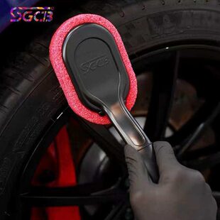 油海绵多功能B新上光刷2轮胎蜡把刷上油刷S刷车轮胎蜡格CG上包邮