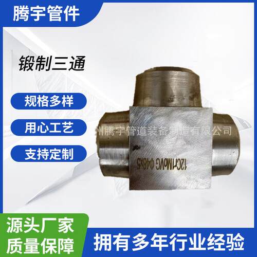 12Cr1MOV 15Crmo 16 Mn 20G 20#高压锻制三通 方形锻造三通