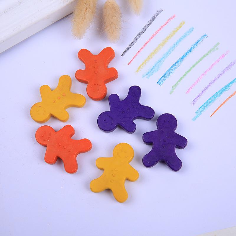 儿童水彩笔油画棒韩版创意文具套装蜡笔水溶性丝滑多色炫人形蜡笔