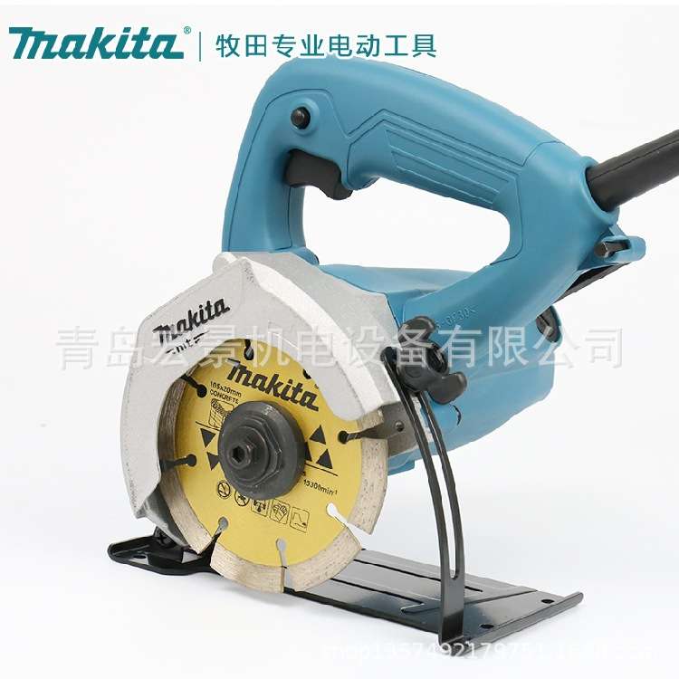 makita牧田M0400B云石机混凝土开槽多功能瓷砖石材木材手提切割机