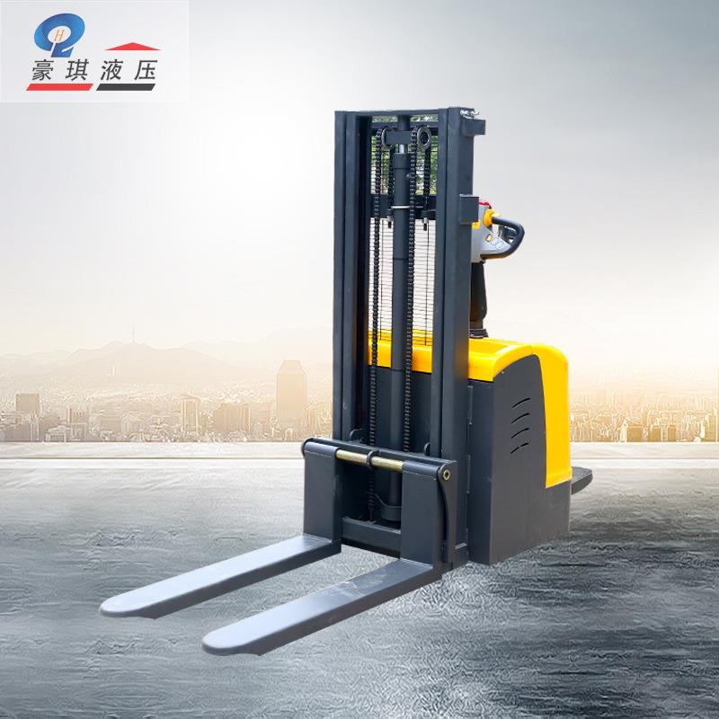 厂家加工1吨1.5吨站驾式电动堆高机全电动搬运堆垛机电动堆高车