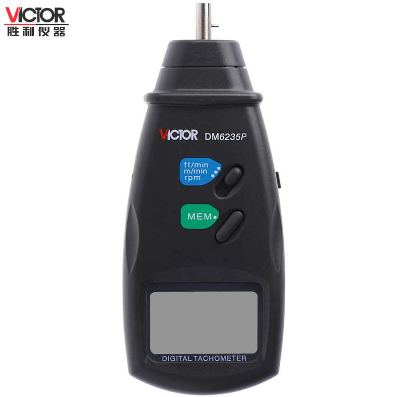 胜利DM6235P电机转速表接触式数字测量线速仪器 转速计DM6235P原