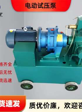 电动试压泵4DSY 升压稳大流量压力自控 厂家定制四缸管道打压泵