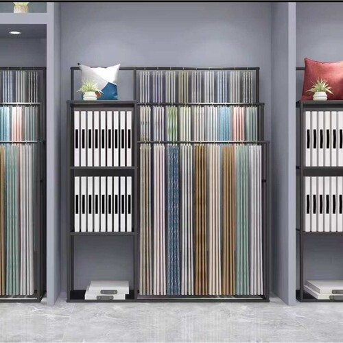 窗帘小样帘吊卡版本抱枕组合展示架布艺家纺布料样品置物架落地式