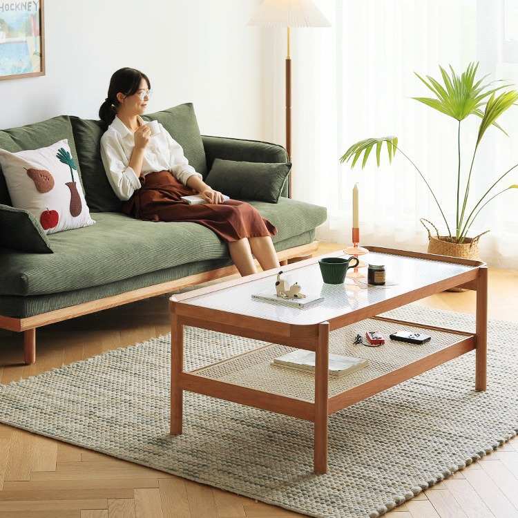 北欧实木多用茶几现代简约客厅樱桃木网红沙发角几小户型家具