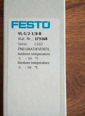 723现货39-816销售/控L 5阀--118131 7德国FESTO B1V 167/气70
