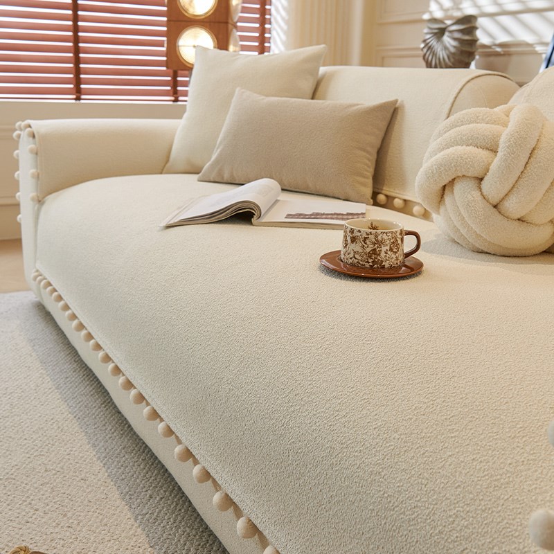 中古风沙发c垫四季通用固定防滑垫2025新款高级感实木坐垫盖布巾