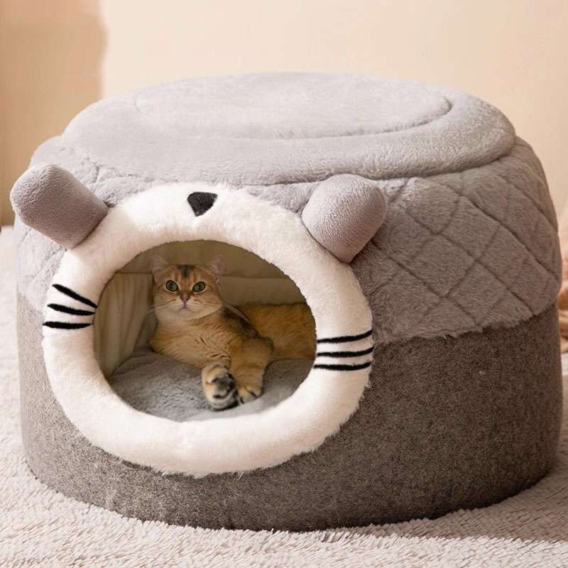 猫窝四季通用封闭式感大猫窝猫床房冬季猫咪睡窝冬天保暖