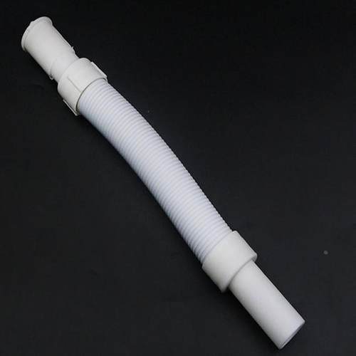 白色胶头钢丝下水管 塑料下水管 面盆脸盆下水管 可Y拉伸下水管定