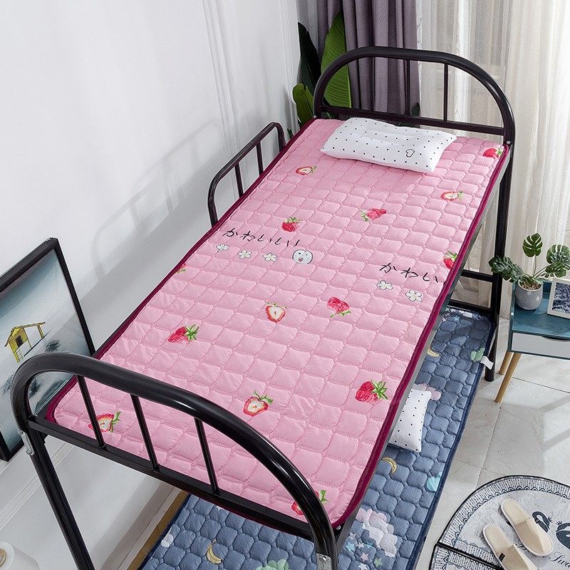 学生宿舍单人床垫夏季薄款软垫子1.2寝室上下铺床褥折W叠可水洗0.