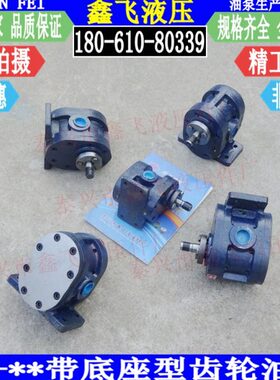 CB带B-润滑泵齿轮油泵-C35C50低压25-带底座CBB-脚18齿轮泵输油泵