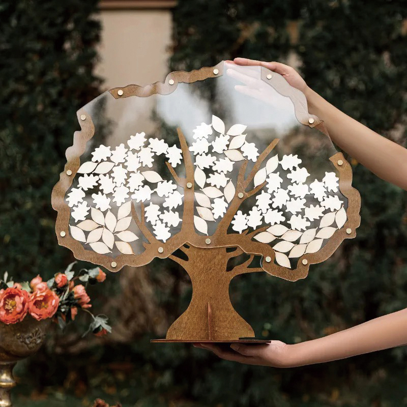 创意树透明公司活动年会商务签到B板本幼儿园生日升学签名簿册新