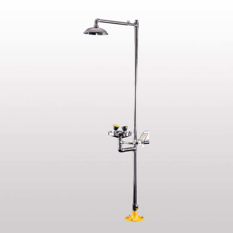 BH30-1010复合式紧急冲淋洗眼器 工业304不锈钢紧急喷淋洗眼器