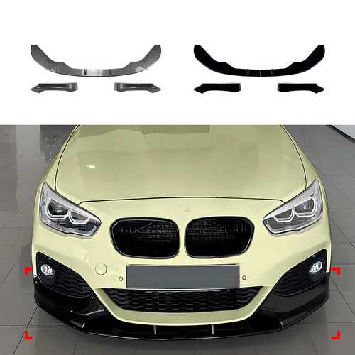适用宝马1系F20 F21 LCI M Sport 2015-2019 MP前唇前铲包角改装
