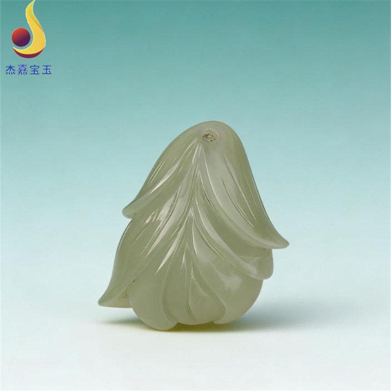 【相思花】手工制作和田玉白玉玉兰花挂件花苞吊坠小钥匙扣小玉坠