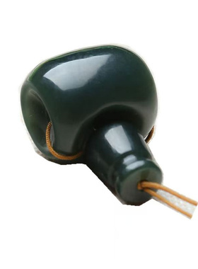 手工制作新疆和田玉黑青玉三通通用款式三通DIY手链配件文玩配珠