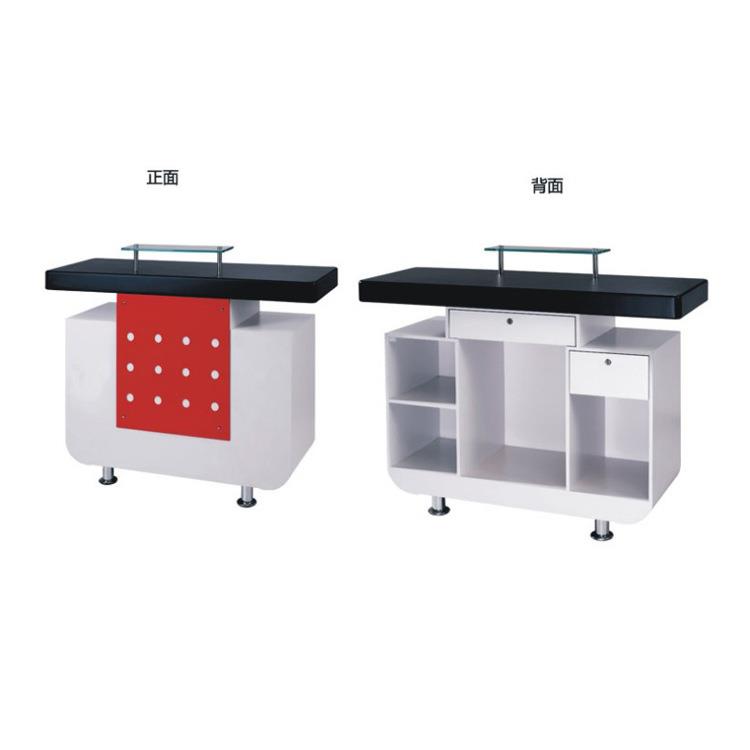 专业制造超市设计的结帐柜台尺寸优质质量接待表收银吧台简约风格