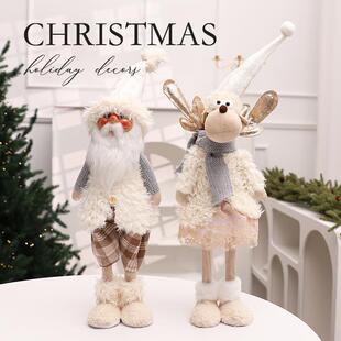 亚马逊爆款 圣诞节中古地精圣诞老人圣诞装饰品摆件橱窗装饰品