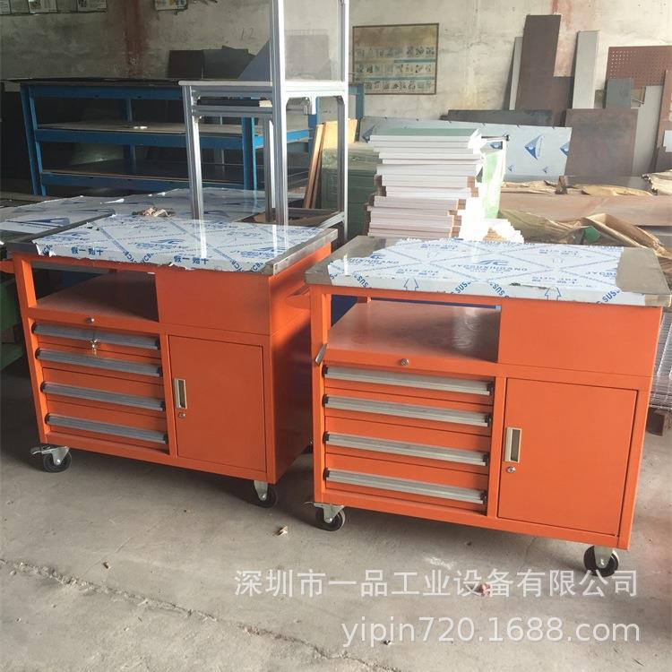 一品5抽屉工具柜工具柜机箱 重型移动式工具车 不锈钢车床工具柜
