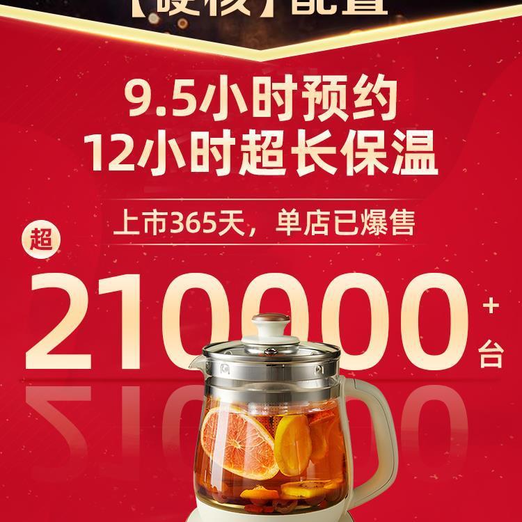 养生壶办公室小型煮茶壶全自动玻璃煮茶器家用多功能煮烧水壶