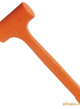 厂家供应0.5-6LB PVC橙色无弹力锤 一体锤可定牌定色