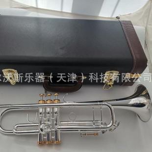 卡尔沃斯小号乐器 降B三音小号乐器厂家专业铜管镀银小号