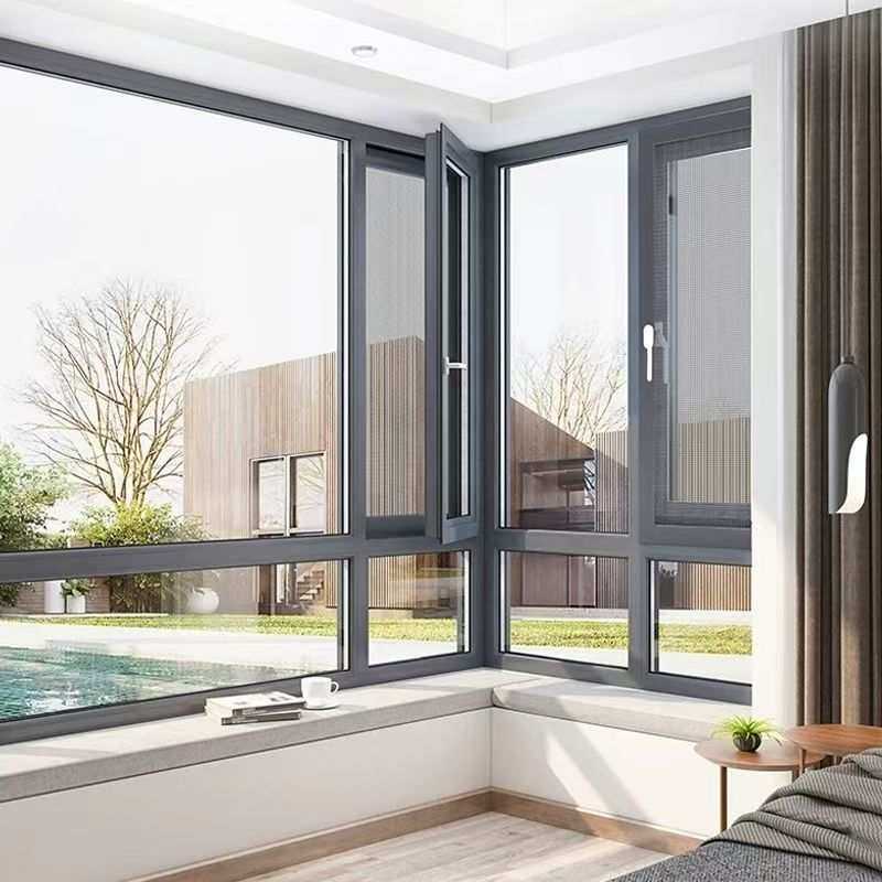 铝合金门窗定制厂家铝合金断桥门窗落地防盗窗阳台玻璃工程单