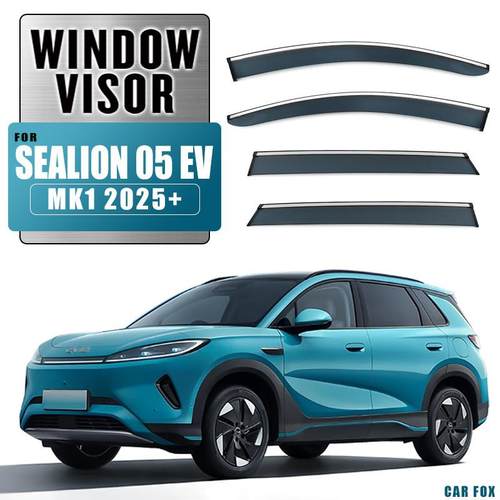 适用于比亚迪海狮05 EV晴雨挡雨板Sealion 05 EV Window visor