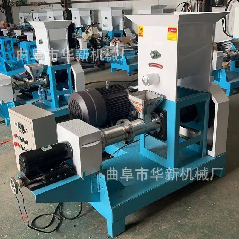 水产颗粒沉水螃蟹虾鸟粮颗粒机鱼饲料颗粒膨化机新款饲料膨化机