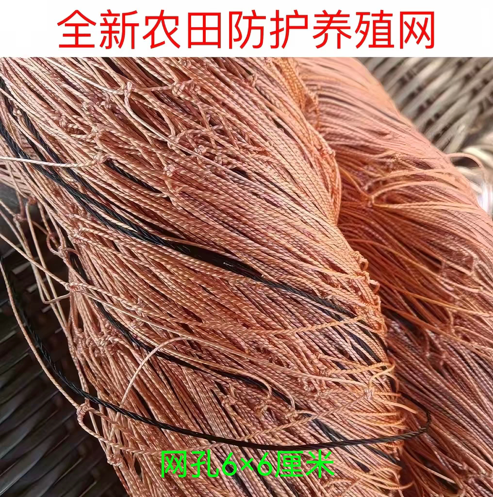 黄色轮胎线灰色尼龙果园防护网围网拦网天网养殖网网片户外专用网