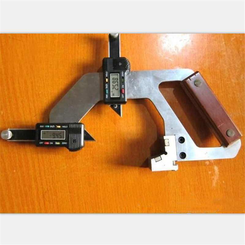 GMC50数显钢轨磨耗仪 钢轨测磨仪 可调式钢轨辙叉磨耗测量尺厂家