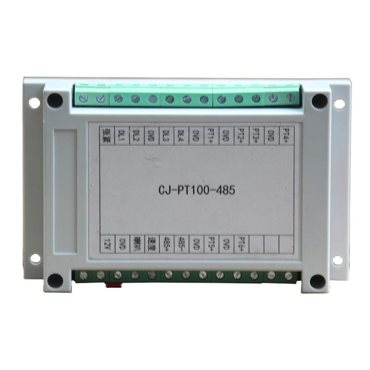 淮南万泰CJ-PT100-485温度采集模块RT-PT100矿用转换器PLC