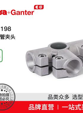 Elesa Ganter伊莉莎冈特 GN 198 弯角管夹头 铝材