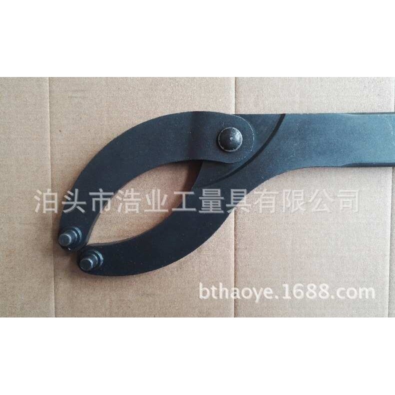 可调竖孔扳手18-40-80-125-200八字扳手AMF钩扳手铰接销子扳手