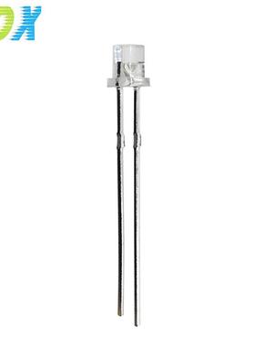 f3雾状平头白发黄3mm黄光黄色指示灯有边散光直插式LED发光二级管