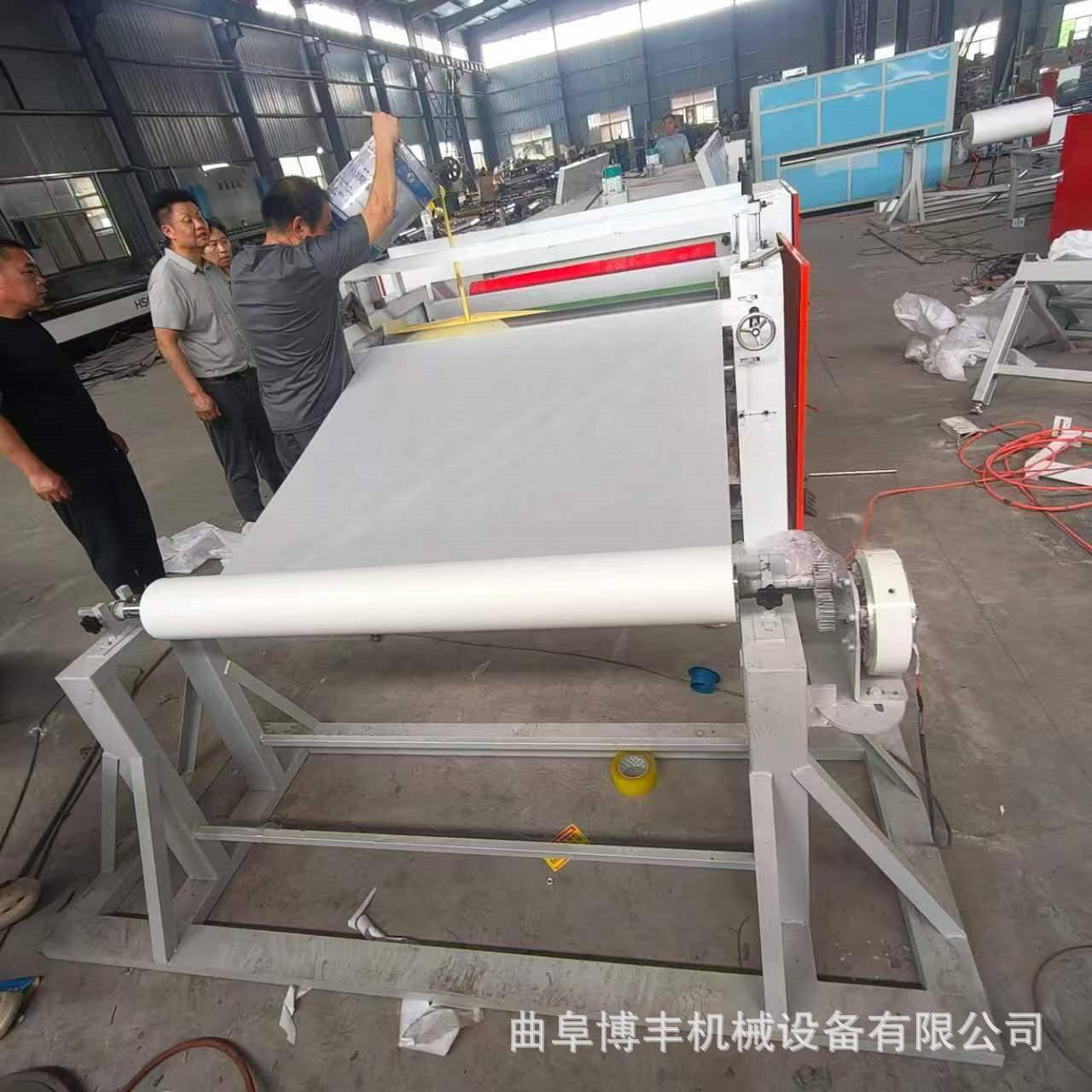 无纺布蜜蜡涂布机汉堡糖果食品包装纸涂腊机熔蜡降温定型上蜡机