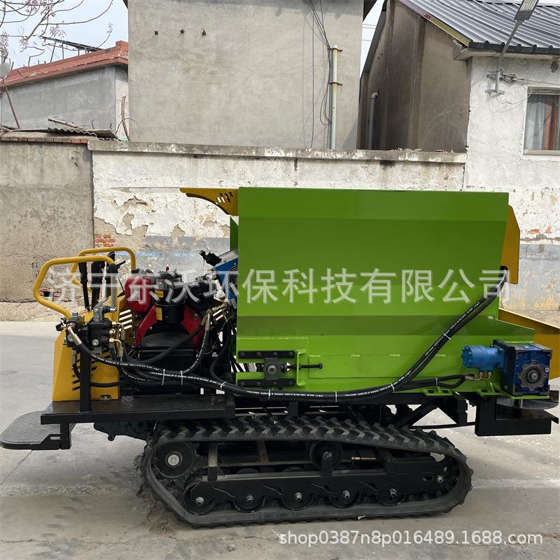 大棚果园牧场撒粪车小型鸡粪履带撒肥车牛粪羊粪撒肥机