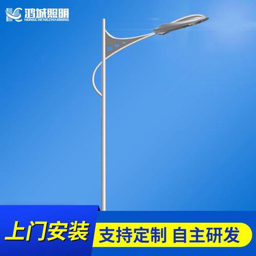 市电路灯厂家户外公路路灯杆led路灯头8米10米12米路灯杆子