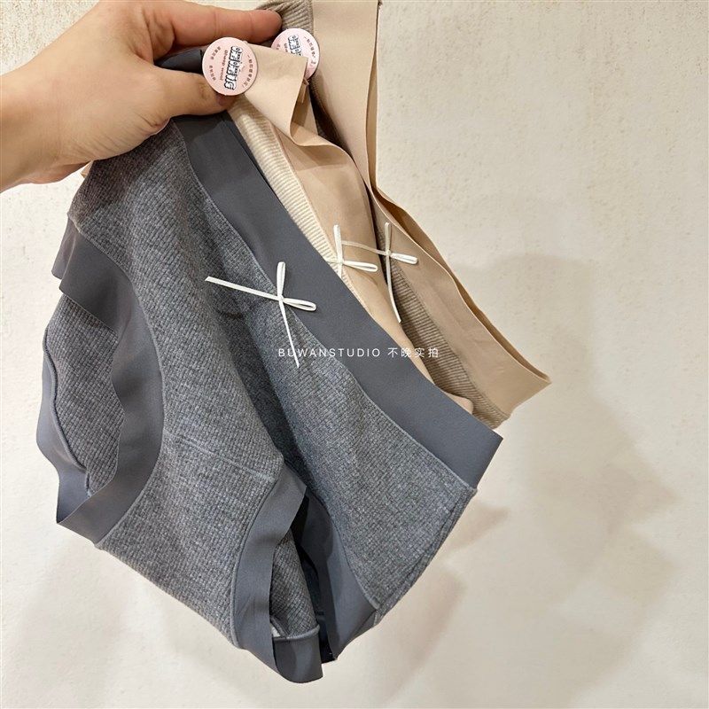 不回购算我输弹力大!无痕暖暖裤内裤学生女士螺纹蚕丝裆裸色螺纹,女士内衣/男士内衣/家居服,女三角裤,淘宝优惠券,粉丝福利购,淘宝优惠卷