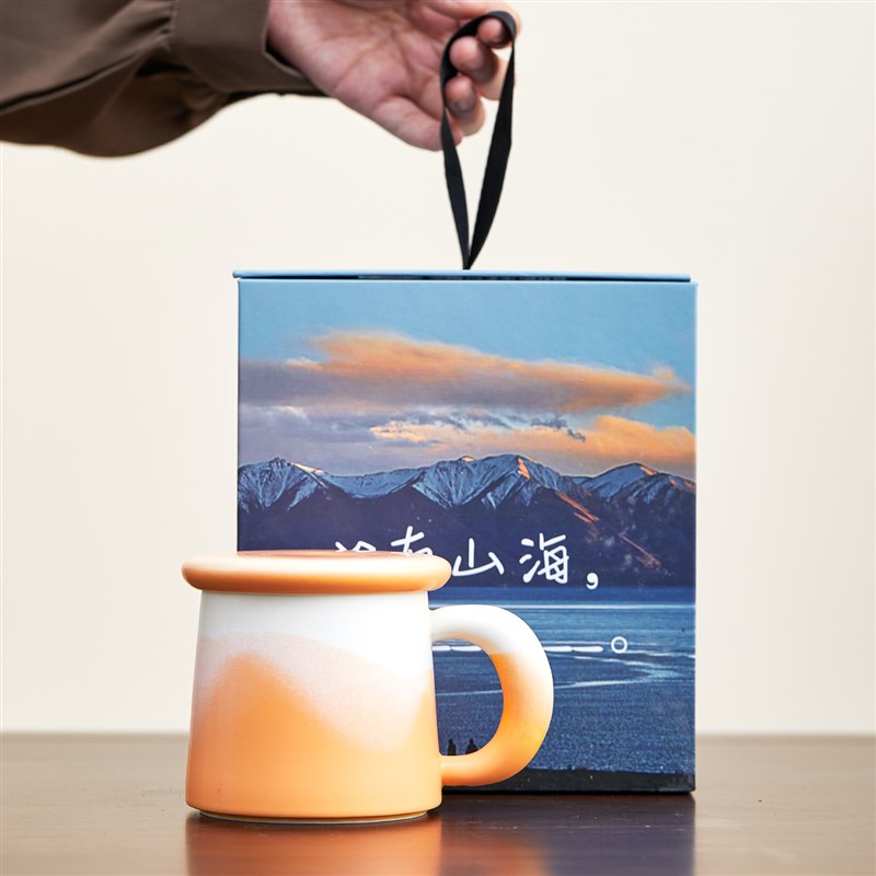陶瓷茶杯带盖子过滤m茶水分离泡茶杯高颜值水杯办公室个人专用礼图片