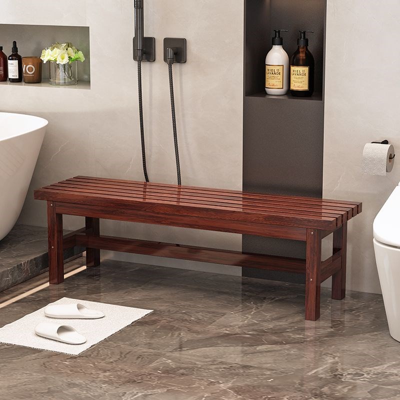 长凳浴室实木长条板凳洗澡桑拿凳简约原木换鞋床尾凳更衣室休息凳