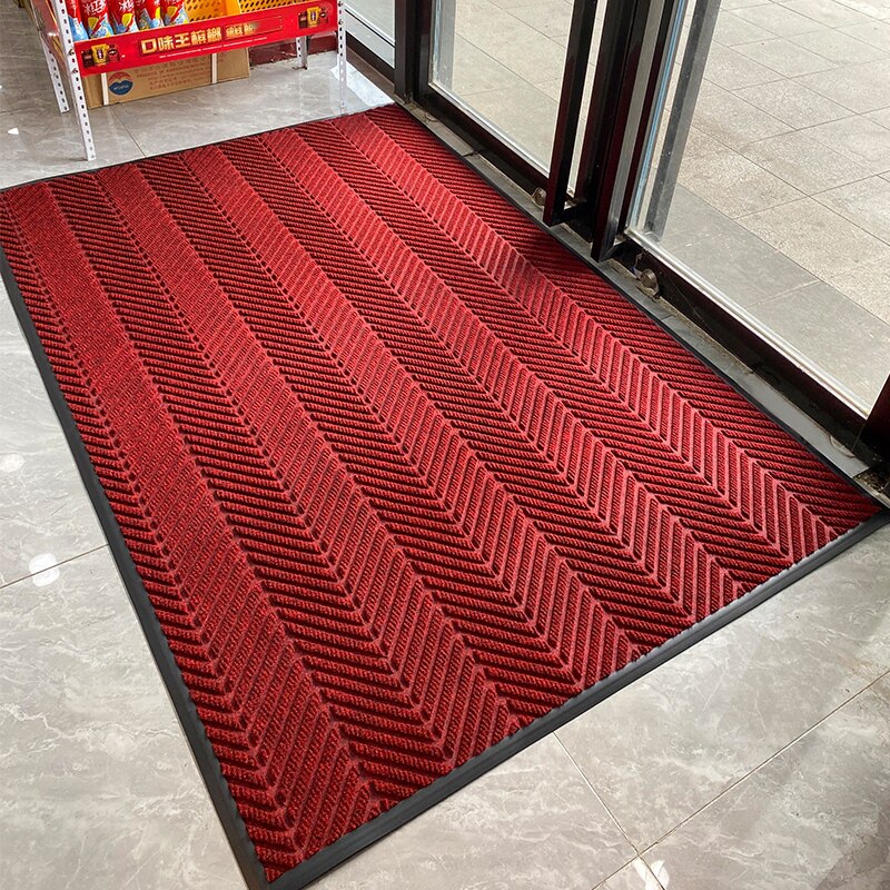 商铺店门口轮胎纹地毯店面地垫入户C门垫吸水进门门店防滑脚垫商