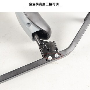 适用极核ez3i电动车 前置折叠 儿童座椅 宝宝椅2-8岁尾架改装配件