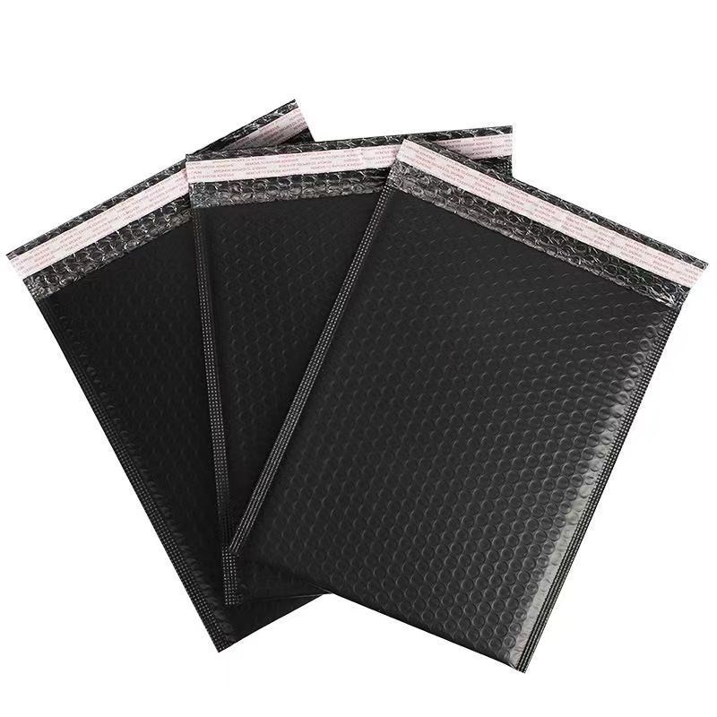 长条气泡袋黑色共挤膜信封袋PE加厚自粘快递防震包装袋现货可定制