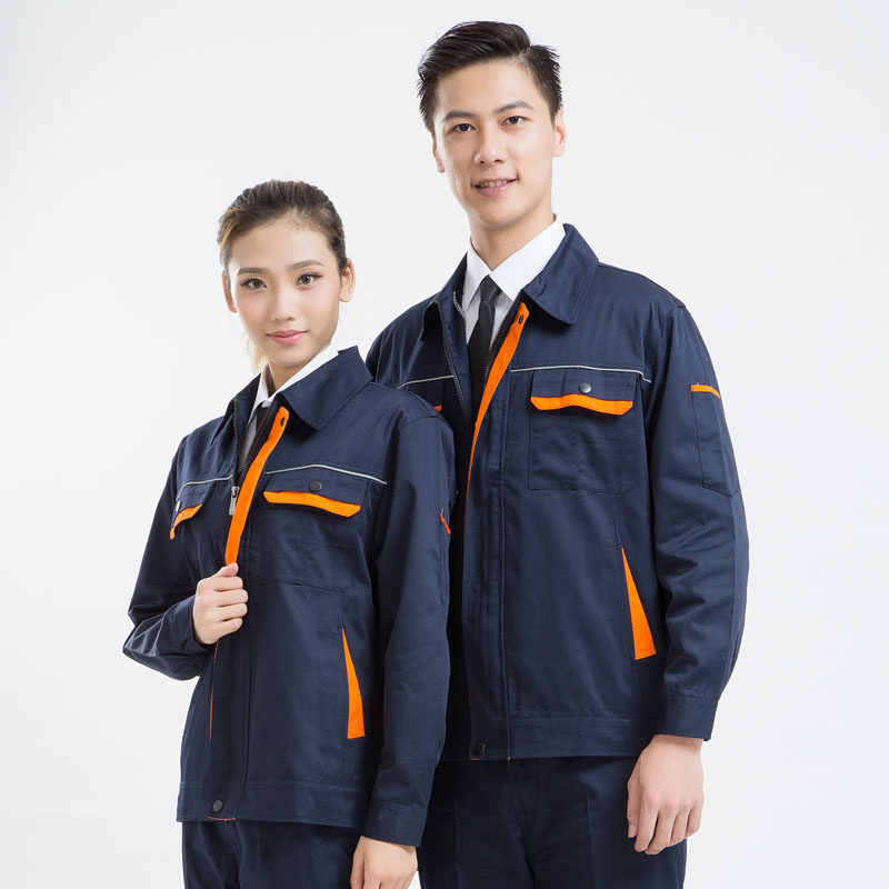 长袖工作服套装男 仓库劳保服汽修机修工作服 工厂车间工人工程服