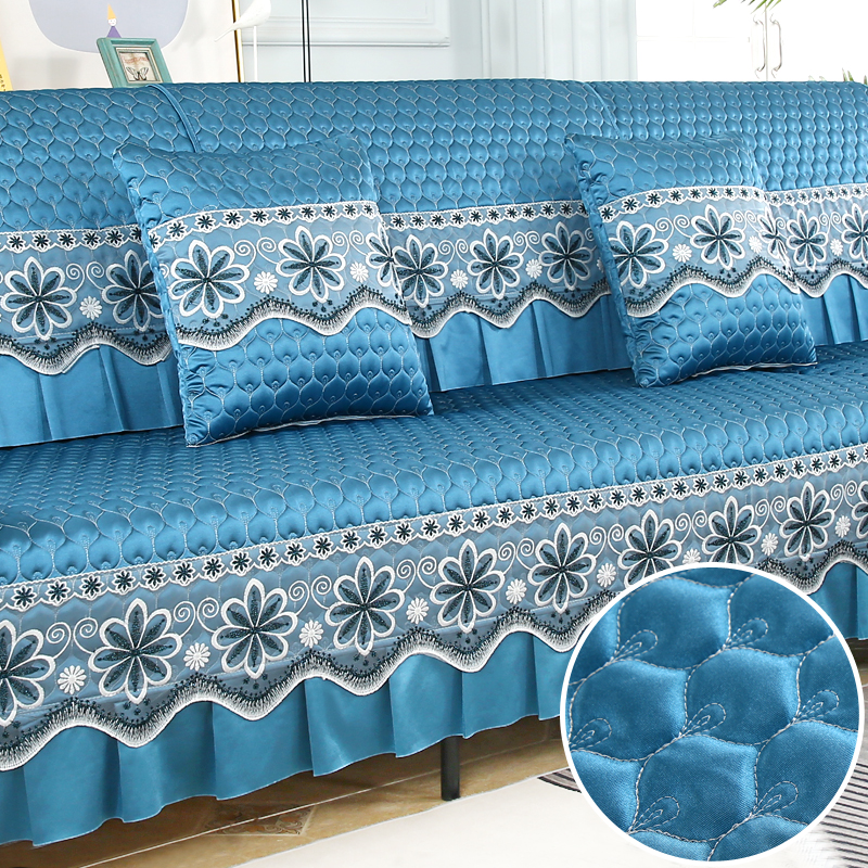 四季通用沙发垫防滑坐垫子欧式2022新款加厚纯色皮沙Y发套罩巾高