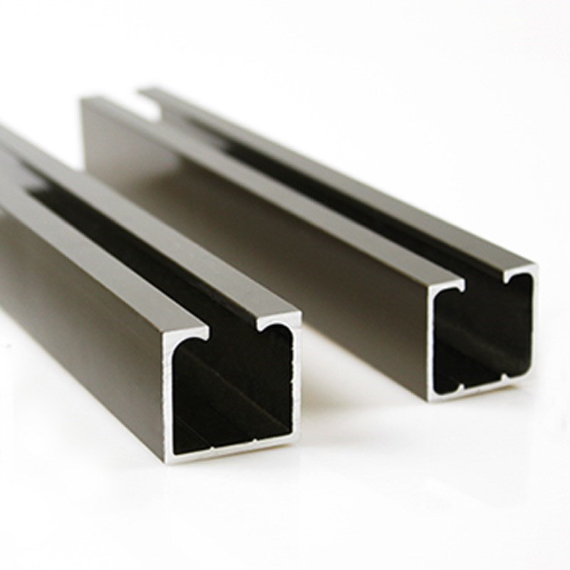 加厚太空铝移门吊轨 实木门玻璃门折叠推拉门R滑轨吊轮滑轮轨道