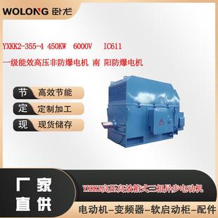 YXKK2-355-4 450KW 6000V IC611 一级能效高压非防爆电机
